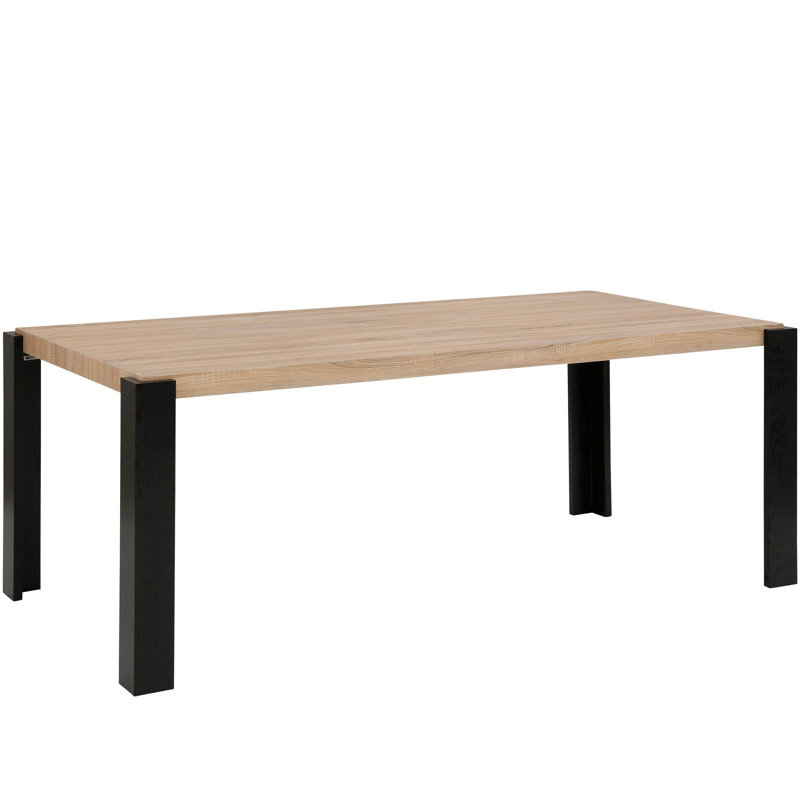 Mcelvain Metal Base Dining Table, 100cm W x 200cm L