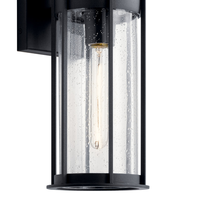 Griswalde Wall Light, Black, 15" H x 6" W x 8" D