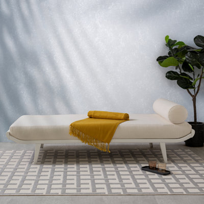 Geo Indoor/Outdoor Cream/Grey Area Rug