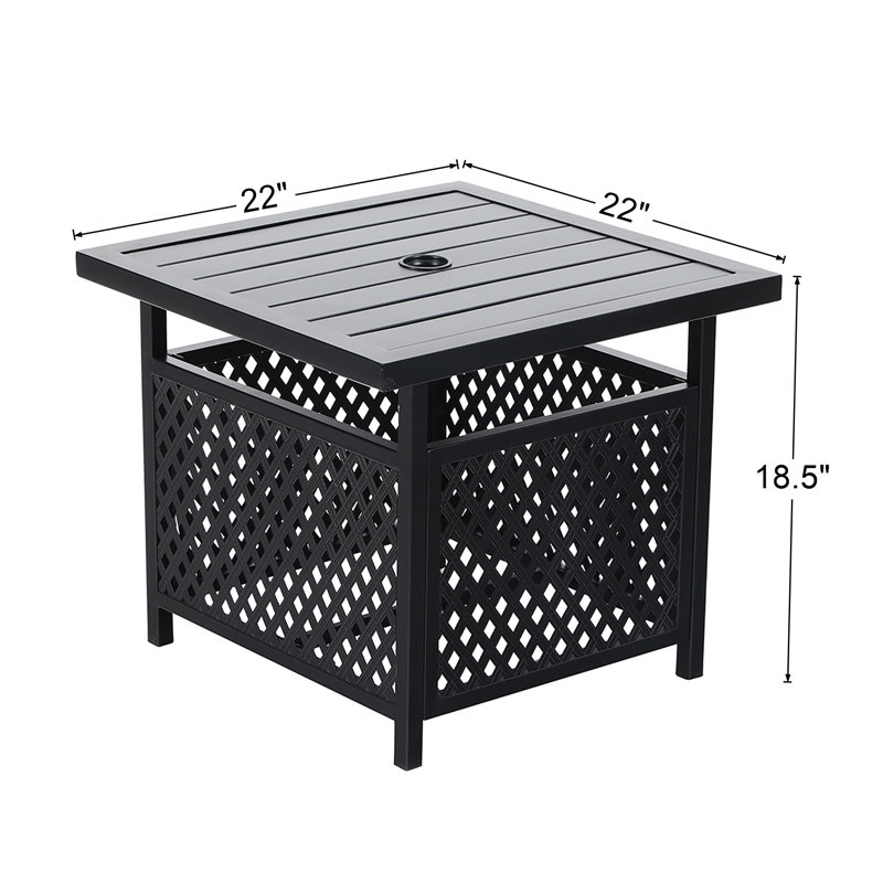 Ensemble repas 3 pièces avec chaises pivotantes Argyri
