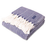 Monhegan Cotton Throw With Fringe