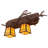 Rustic Lodge Armed Sconce