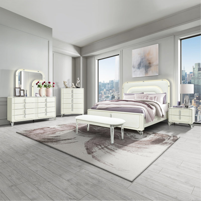 Nora Beige Nightstand