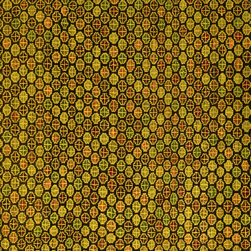 Washable Abstract Indoor Rug, Square 8'