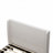 Bed Frame Queen Size High Headboard Upholstered Bed, 12-Slat Support
