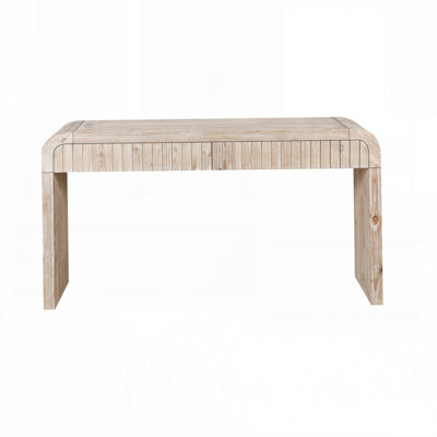 Vintage Crafted Entryway Table with Two Hidden Handle Drawers for Easy Assembly in Living Rooms and Hallways