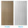 48" x 24"  PVC Ceiling Tile,Slat Design 3D Wall Panels,Covers 96 sq.ft. (Set of 12)