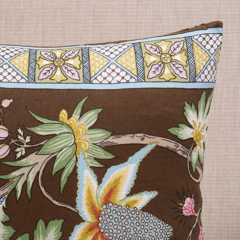 Coussin Bailey, Chocolat floral