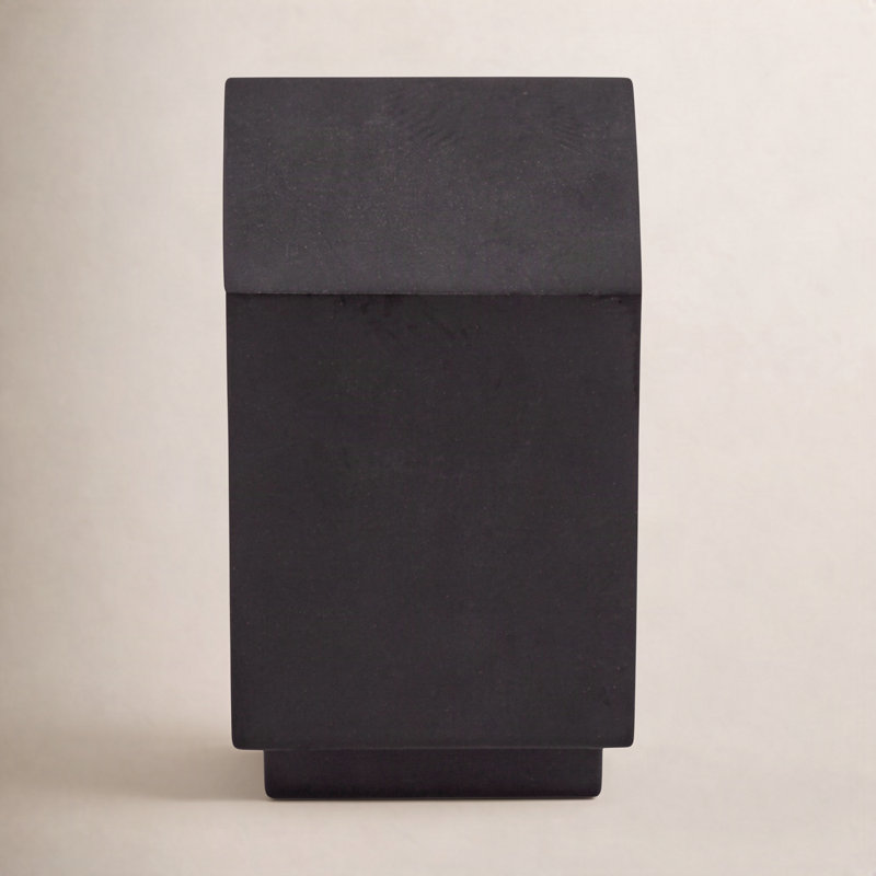 Linear Square Cabinet Knob, Flat Black