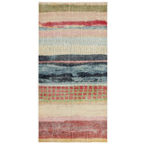 Distressed Homage Hand Knotted Wool Abstract Area Rug