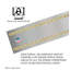 Plaque de protection pour porte Ackland - Aluminium anodisé - Fixation industrielle auto-adhésive-83149192-83149201