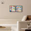 Ensemble de 2 planches de couleurs sur toile, ensemble de 2 décorations Dopamine par Art Remedy-114220176-114220183