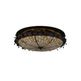 Greenbriar Oak 8 - Light Flush Mount