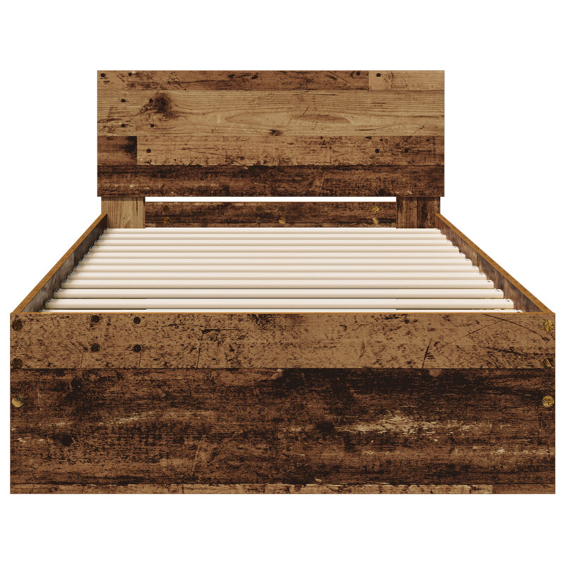 Bed, Old Wood, Single (3')