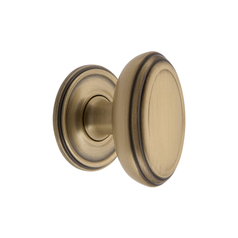 Anneau Cabinet Knob, Vintage Brass