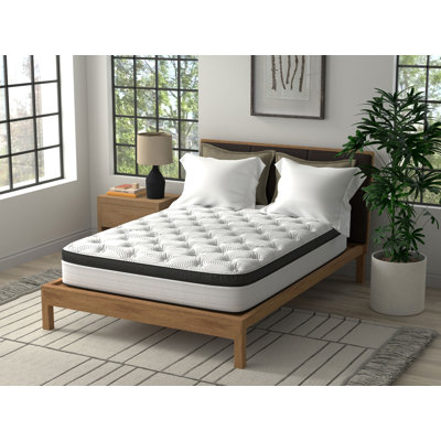 12" Medium Pillow Top Hybrid Mattress by American Bedding