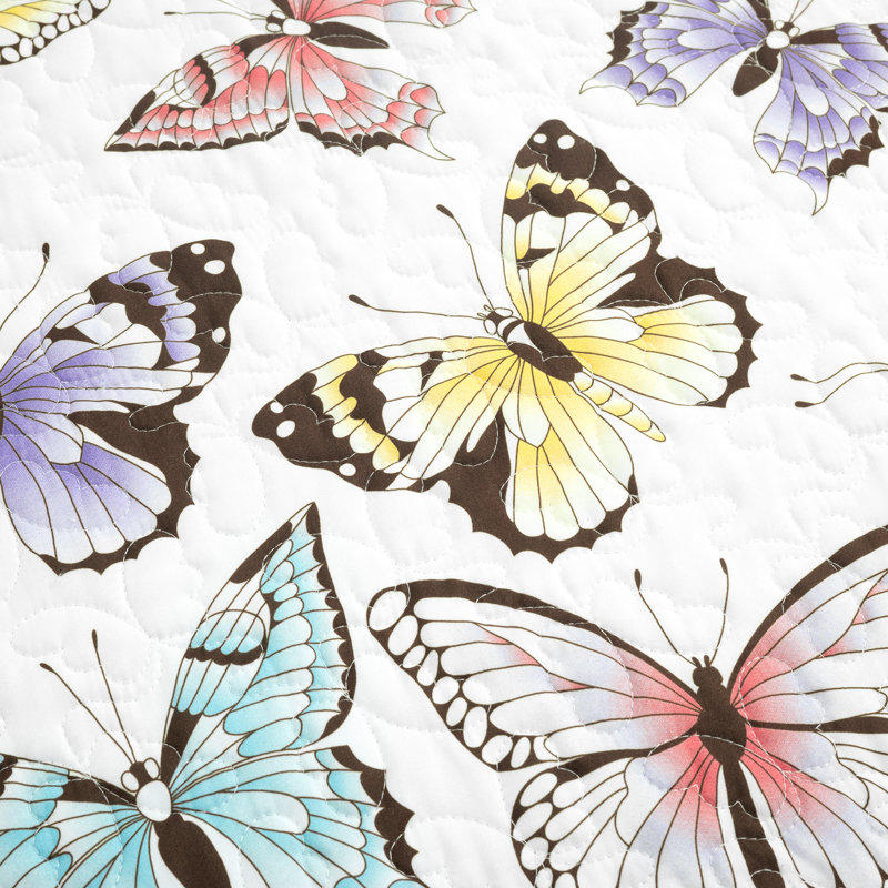 Jeté papillon Flutter, Lilas