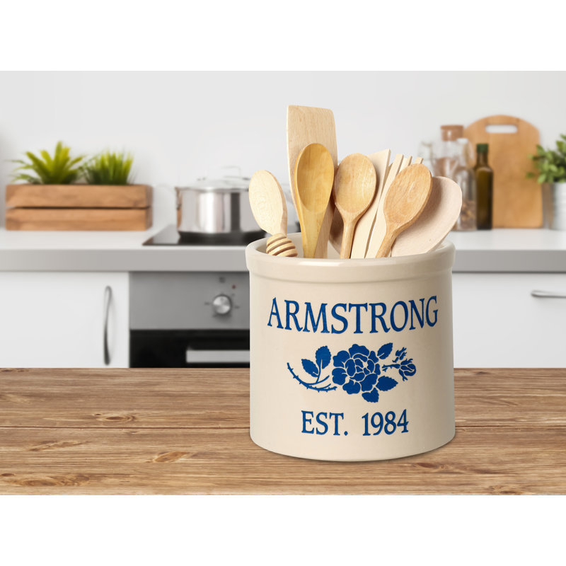 Pot à fleurs en céramique Woodring, Bleu, Oui