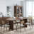 Oval Wood Dining Table with 2 Legs-1315168841-1315168840