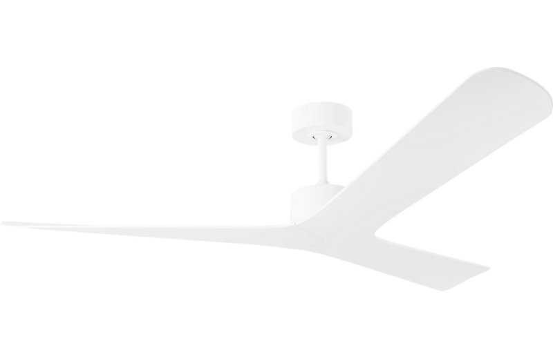Tri Plank Smart 57 Ceiling Fan, Matte White