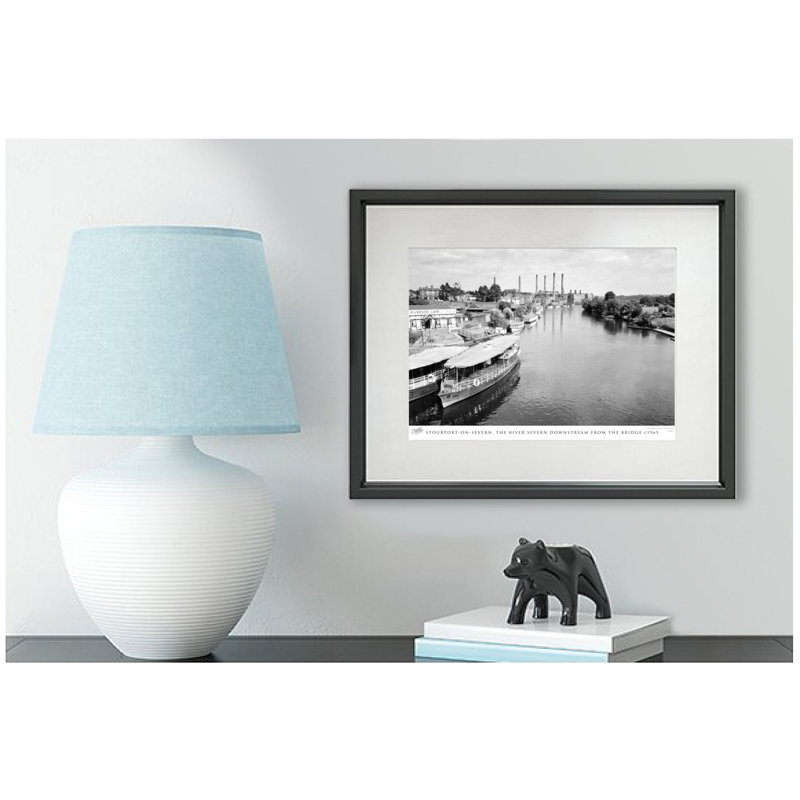 Stourport-on-Severn, The River Severn Downstream From The Bridge C1965 by Francis Frith - Single Picture Frame Print