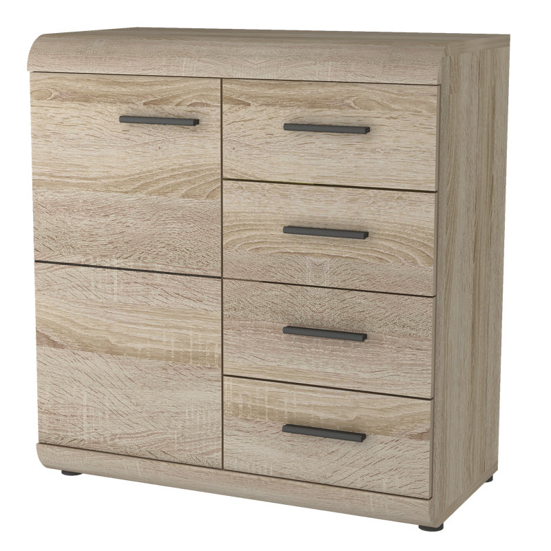 Ono 4 Drawer - 1 Door Accent Cabinet