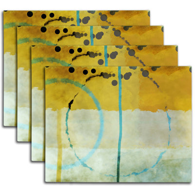 Napperon abstrait en polyester