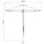 240cm Beach Parasol