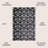 Mashawna Blocks Modern Geometric Black/White Rug-318868951