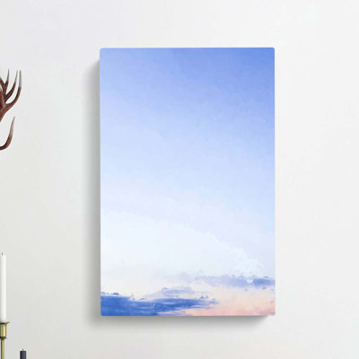 Sunrise In Sussex In Abstract - Wrapped Canvas