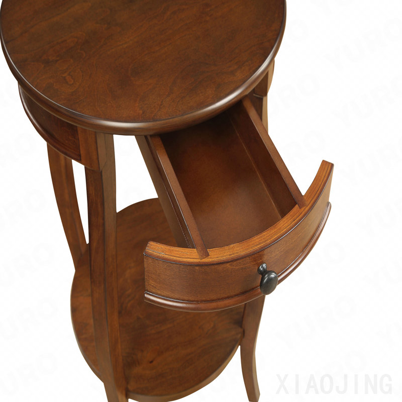 Accent Table, Alysa Walnut Finish, Walnut