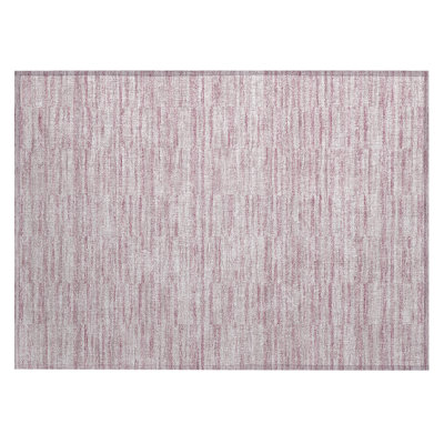 Chamblis Washable Striped Indoor / Outdoor Rug