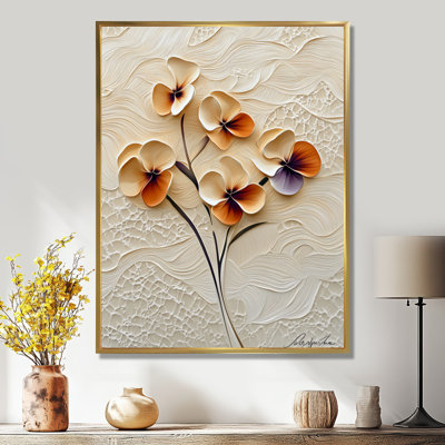  Whispers Of Spring Sweet Pea II - Floral Print Wall Art