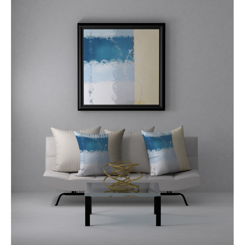Housse de coussin décorative carrée électrique unique, 20 po X 20 po