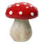 Salière et poivrière rouge vif et blanc