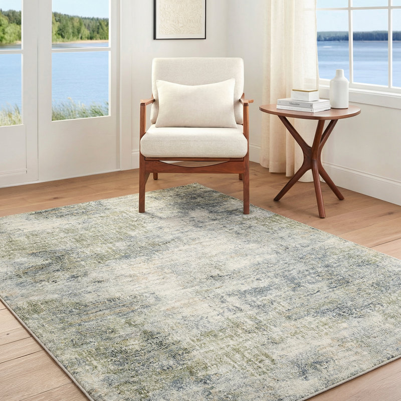 Abstract Area Rug, Rectangle 200 x 280 cm