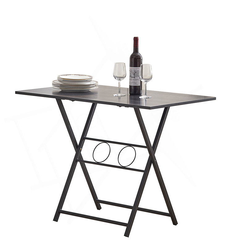 Small Foldable Desk For Small Spaces, Living Room Multifunctional Computer Table Writing Workstation For Home Office, No Assembly Required For Space-Saving