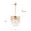 Lustre en cristal Cascade 6 lumières-779458456