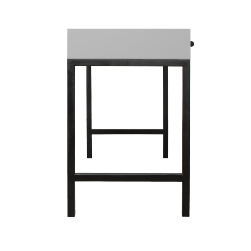 Maple Writing Desk, Light Gray