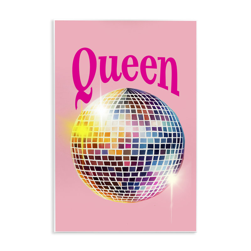 «Sparkling Disco Queen» par Elizabeth Medley, H 15 po x l 10 po