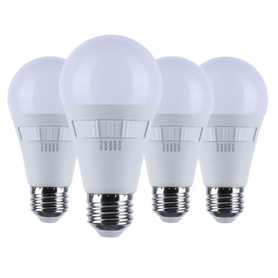 14 Watt A19 LED 27K/3K/35K/4K/5K CCT Selectable Medium Base White Finish 120 Volt