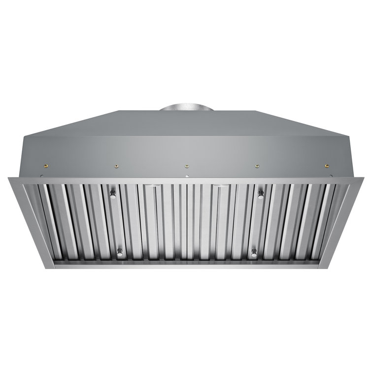 VICTORY 42 Inch 750 CFM Range Hood Insert w/ Rotary Controls, 4-Speed Fan, Dimmable LED Lights and Baffle Filters