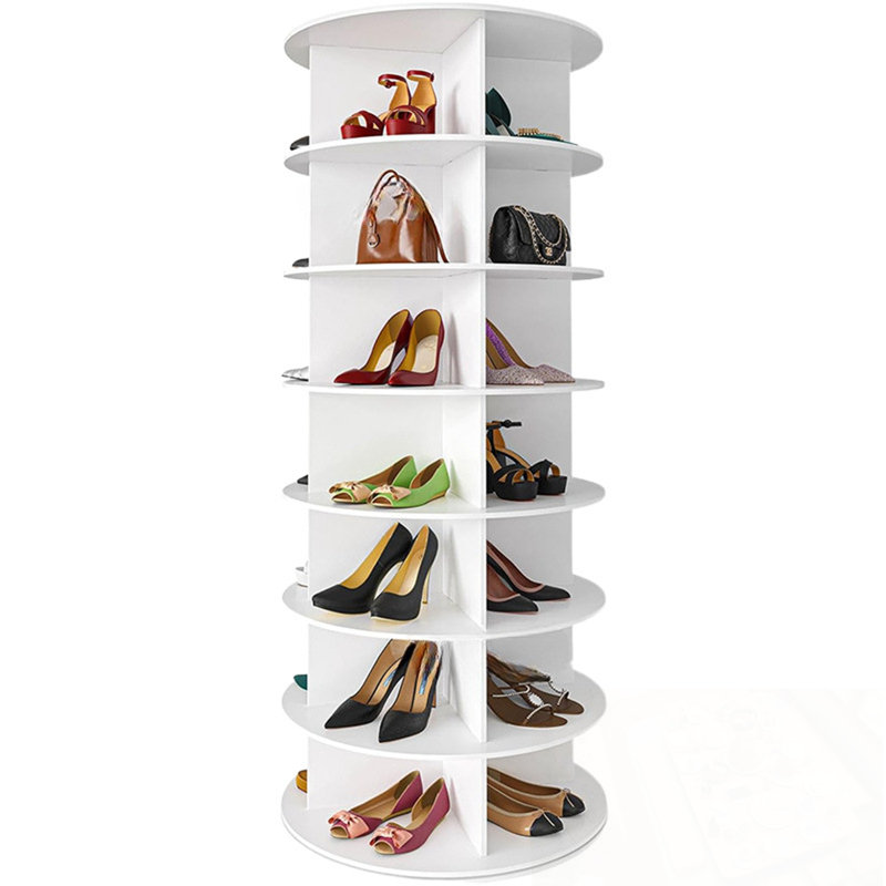 7 Tier Rotating Shoe Rack Tower