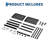 Open Frame Network Rack with 2 Vented Shelves for AV & IT Gear-1092495667
