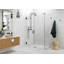 Illume 54 in. x 32 in. x 78 in. 90-degree Fully Frameless Wall Hinged Glass Shower Enclosure-704560084