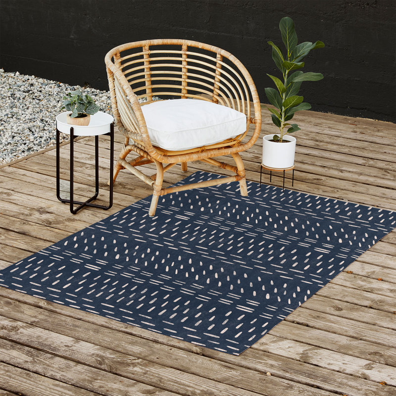 Tapis rectangulaire Kari avec envers antidérapant, Rectangle 5 pi x 7 pi