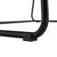 Fauteuil moderne incliné avec structure en métal-333645170