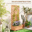 Wood Raised Garden Bed