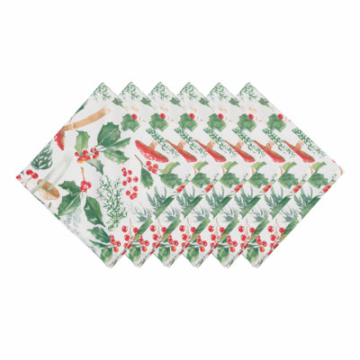 Mushroom Meadow Napkin S/6