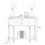 Console noire en bois massif-191327560-191327562